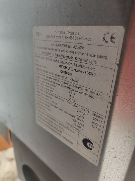 Piec koza 7,5 kW obrotowy Piecyk andorra