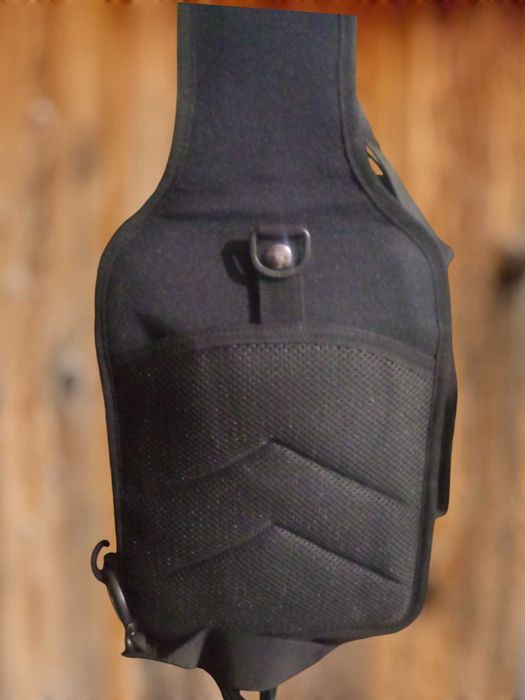 Качественная тактическая нагрудная сумка "Albion LB". Цвет: черный.