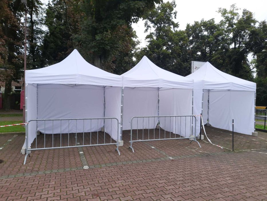 Płotki Barierki Ogrodzenia Tymczasowe Ochronne Namioty wynajem