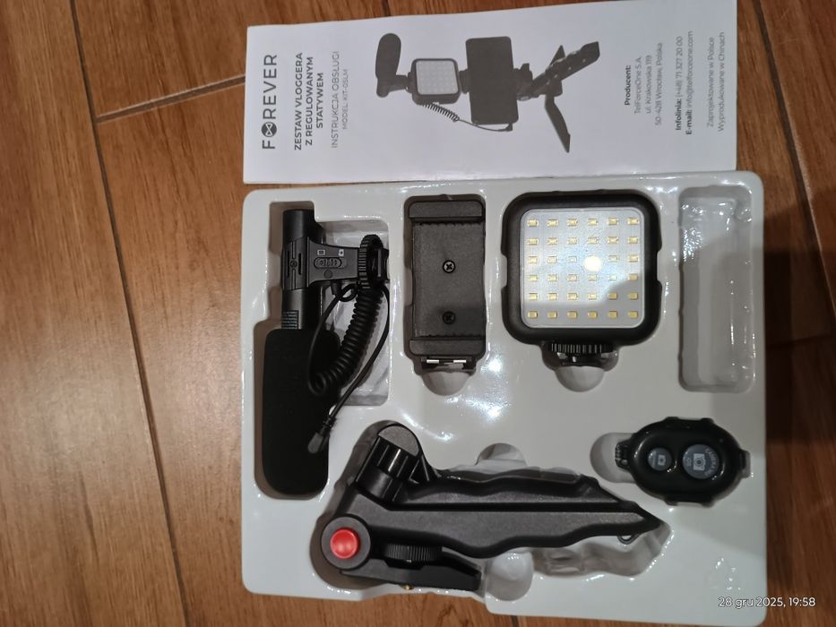 Zestaw małego youtubera/streamera