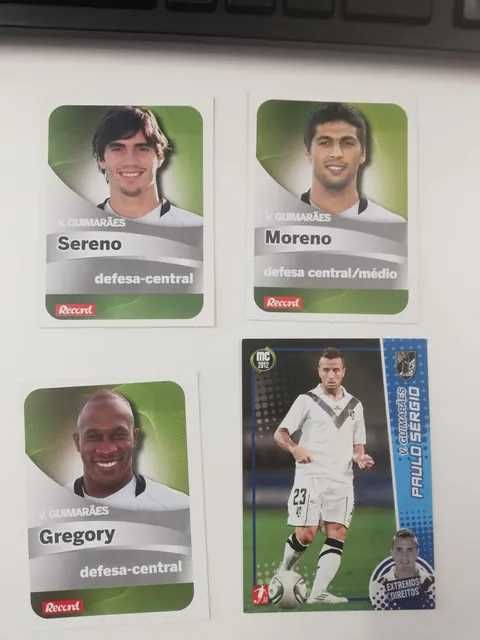 Cromos / Cartões antigos do Vitória Guimarães