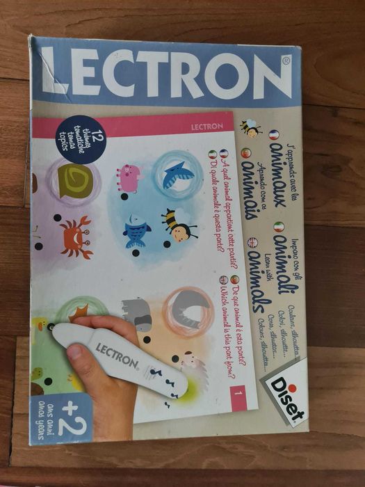 Jogo sobre animais com lápis com luz e som Lectron
