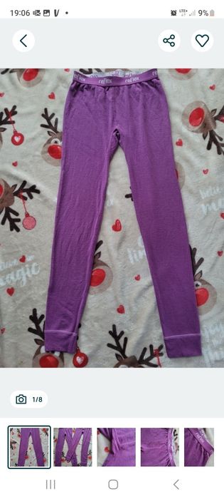Reflex 134 140 spodnie merino spodenki termoaktywne