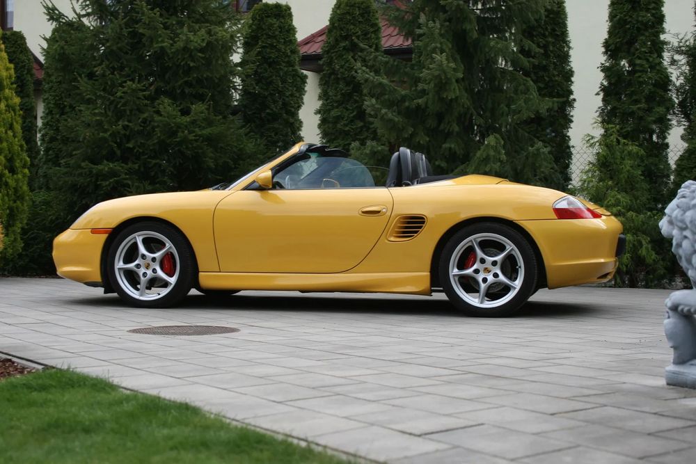 Porsche Boxster 3.2 260KM Manual Speed Yellow