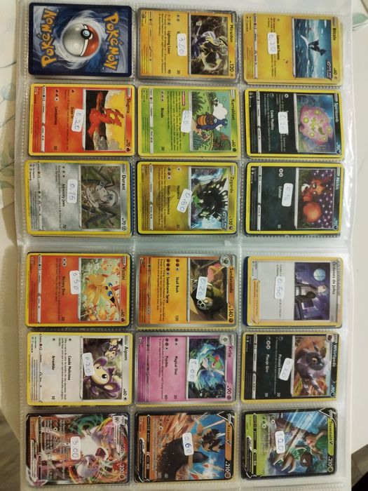Cartas Pokémon individuais