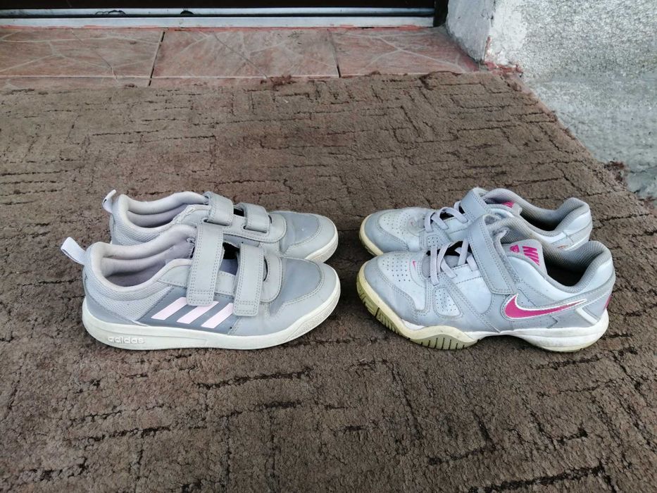 2 pary butów roz 33 Adidas i Nike wysyłka gratis cena za 2 szt