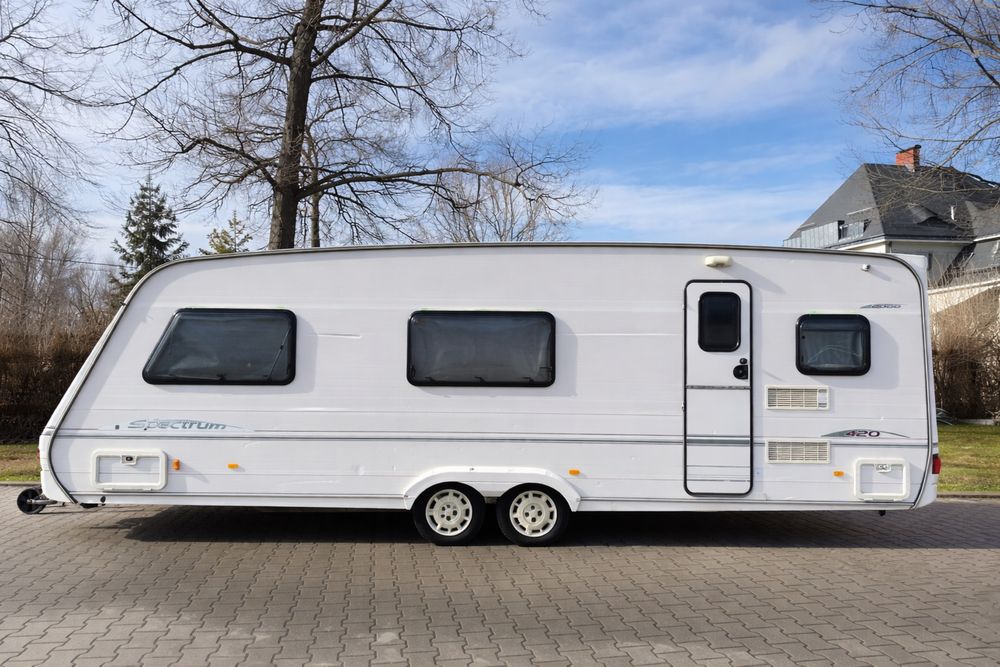 2-OSIOWA ABBEY Spectrum Duża Przyczepa Zarejestrowana