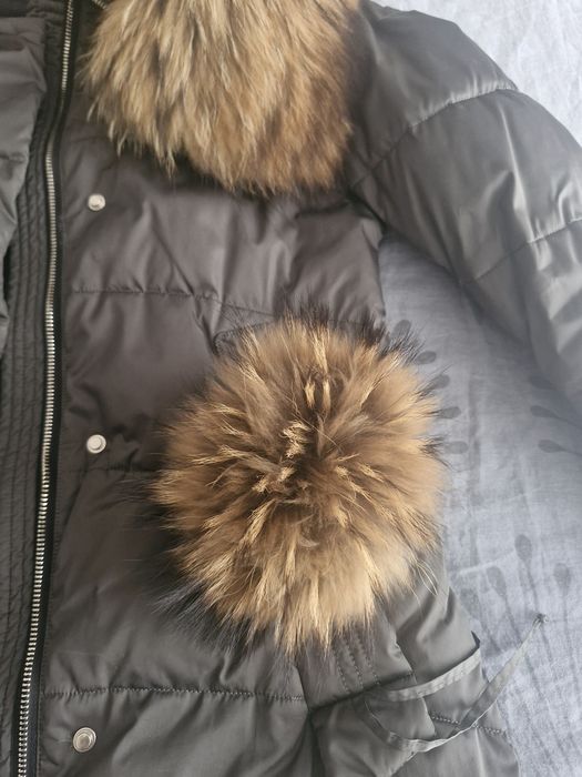 Kurtka z naturalnym futrem
