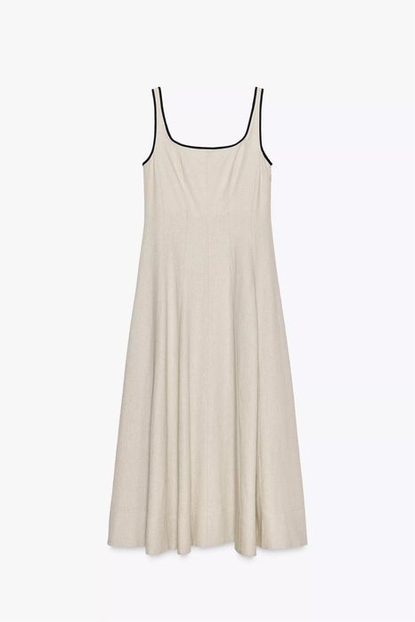 Елегантна святкова сукня з льону Zara , L