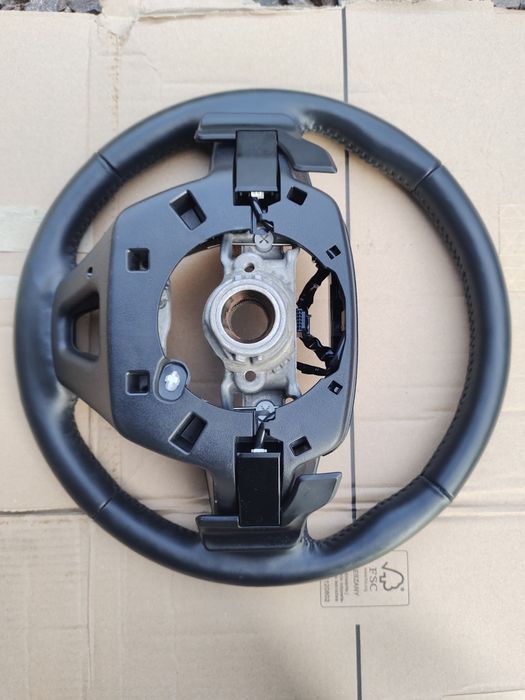 Руль Toyota Corolla E21, шкіра з підігрівом