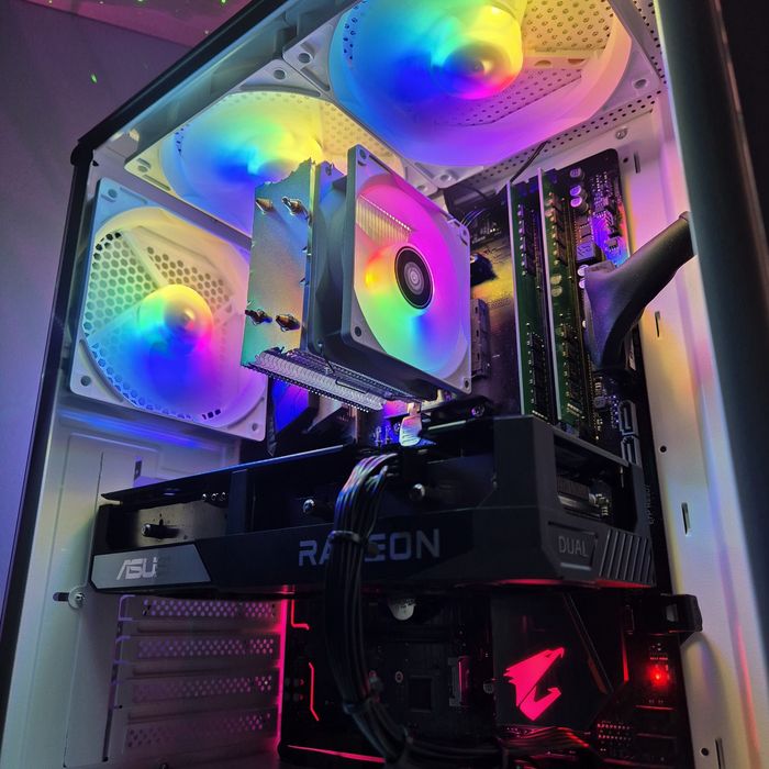 Komputer RX6600XT/Rtx3060ti/R5 5500/16gb ram/Gamingowy Okazja Gwarancj