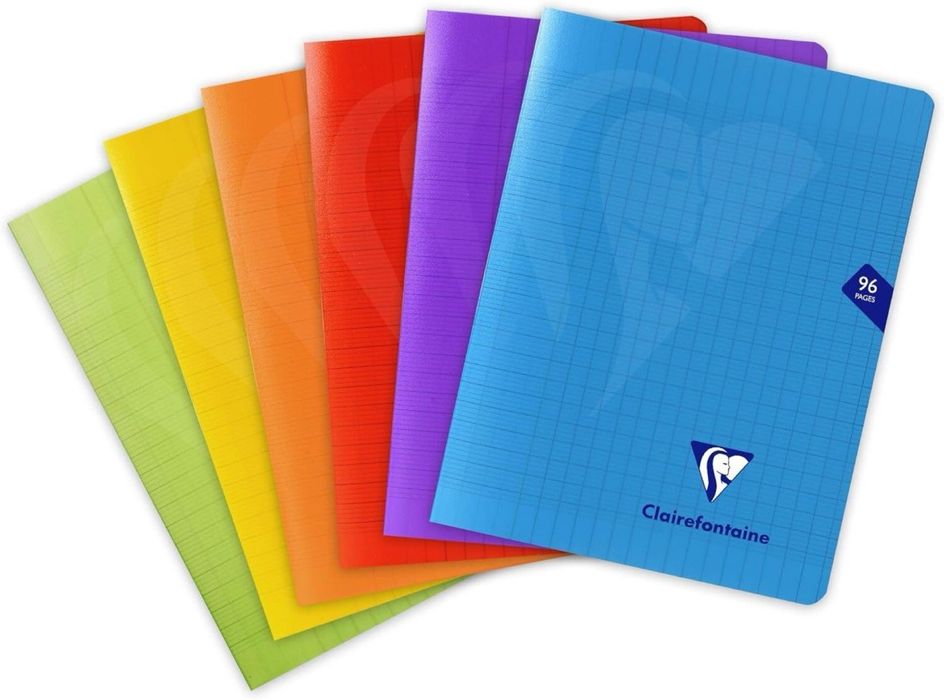 Блокнот Clairefontaine Mimesys з поліпропілену, 24 x 32 см, 96 сторінок, широка лінійка (Seyes)