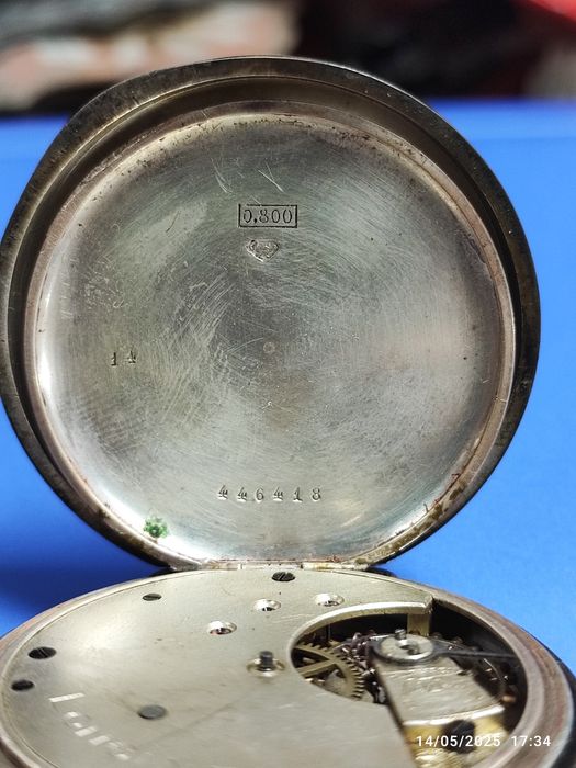 Relógio de bolso Longines prata