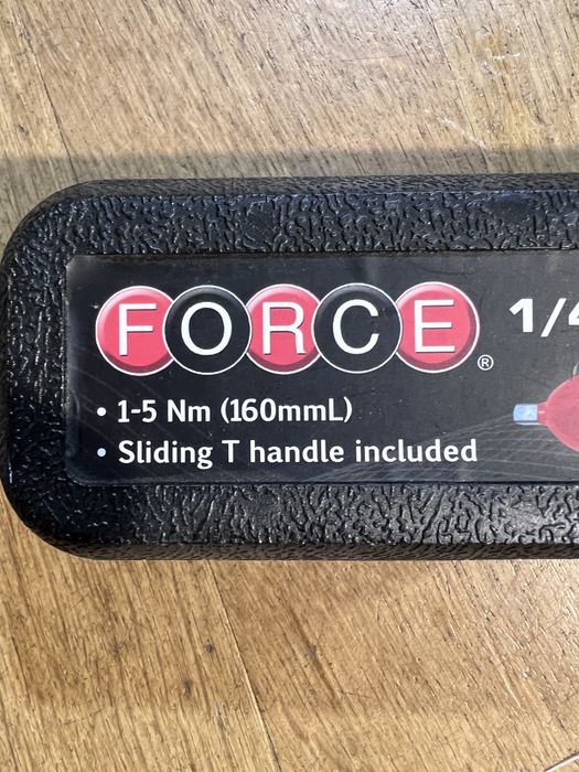 Chave Dinamométrica de Precisão FORCE 1/4" (1-5 Nm) - Como Nova