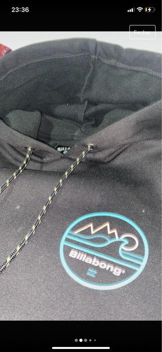 sweat da billabong preta