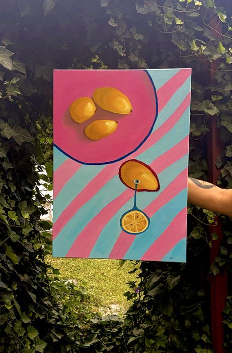Obraz sztuka nowoczena 50x70 olej na płótnie