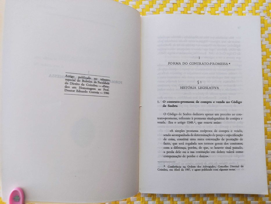 Sinal e contrato-promessa

de João Calvão da Silva