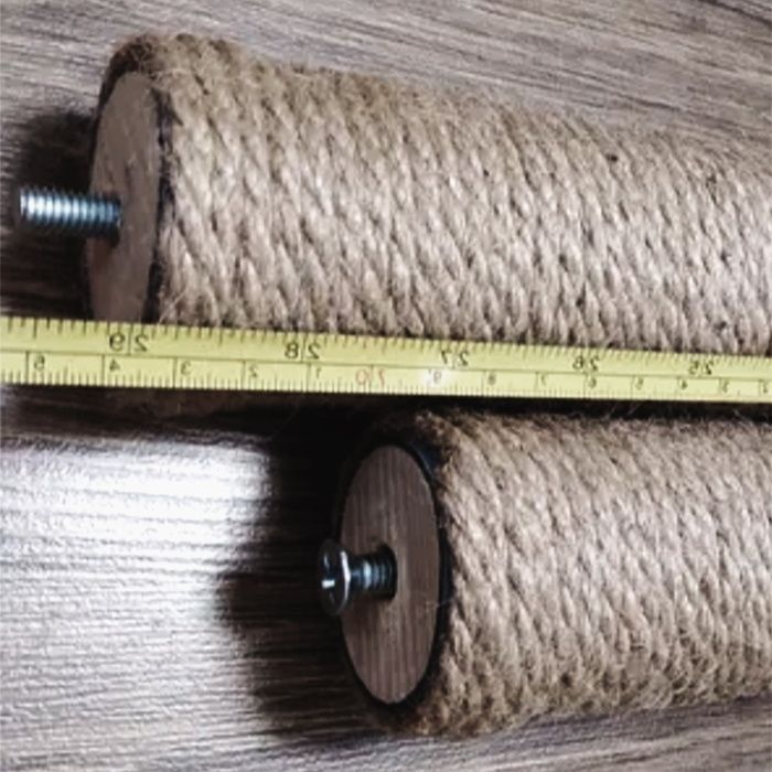 Змінні стовпи Ø7та10см сизаль/бавовна/джут для кігтеточок, когтеточка