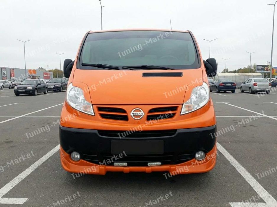 Накладка бампера Губа Юбка передняя задняя Vivaro Trafic Primastar