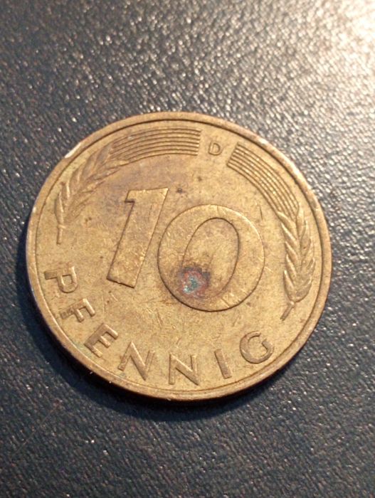 3 moedas 2 e 10 Pfennig Alemanha - Germany	1971. 1981, 1979 - Belas*