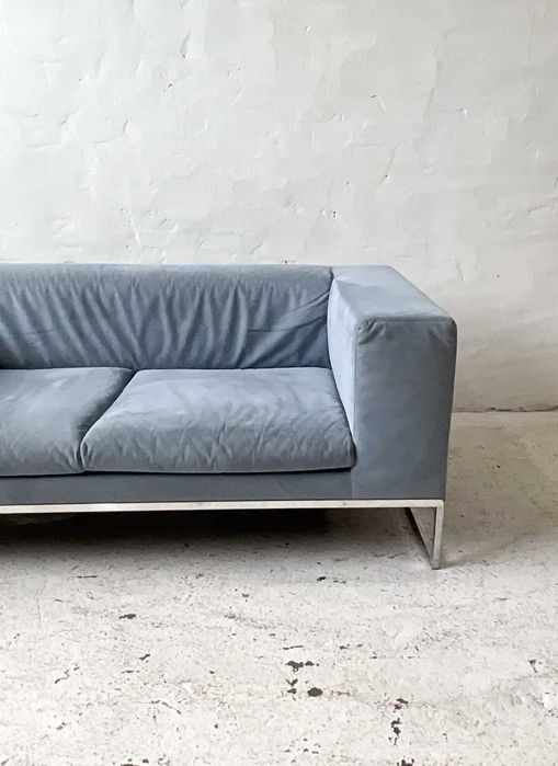 B&B Italia sofa Dado proj. Antonio Citterio skóra zamszowa design