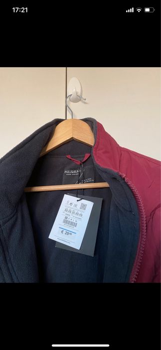 Casaco Quente com etiqueta