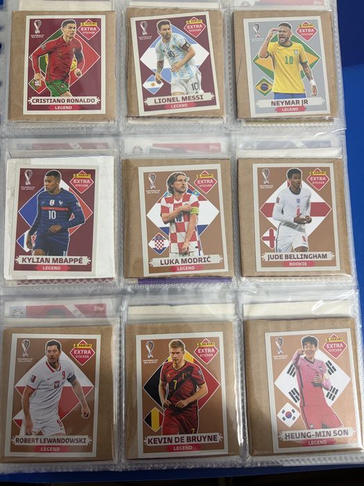 Extra Sickers e Cromos raros Mundial Qatar 2022