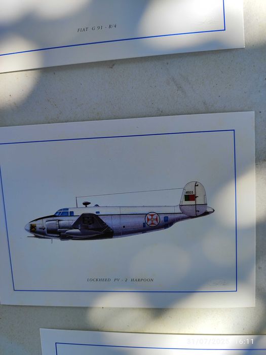 Coleção de postais do Museu do Ar