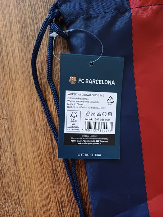 Worek szkolny FC Barcelona (nowy)