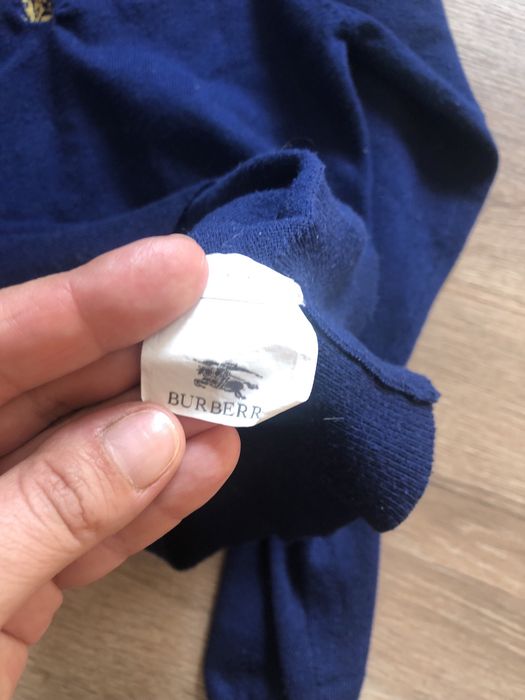 Sweter burberry L wełna i kaszmir