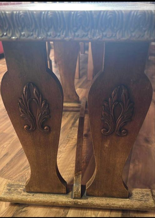 Ława dębowa do renowacji