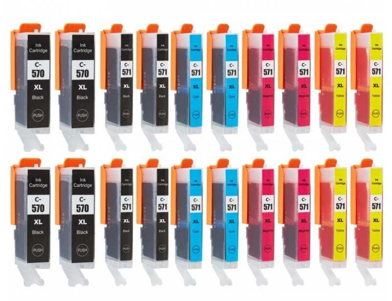 Tusz Canon PGI-570 XL / CLI-571 XL CMYK komplet 5 kolorów