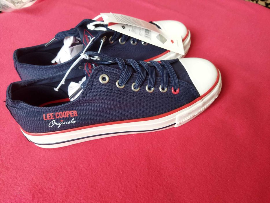 Trampki Lee Cooper roz 39 granatowe nowe trampeczki dla kobiet damskie