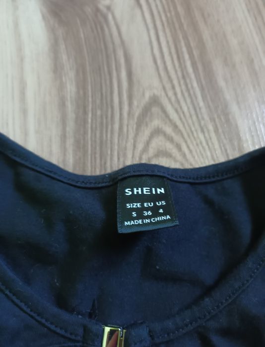 Nowa bluzeczka top z długim rękawem Shein S