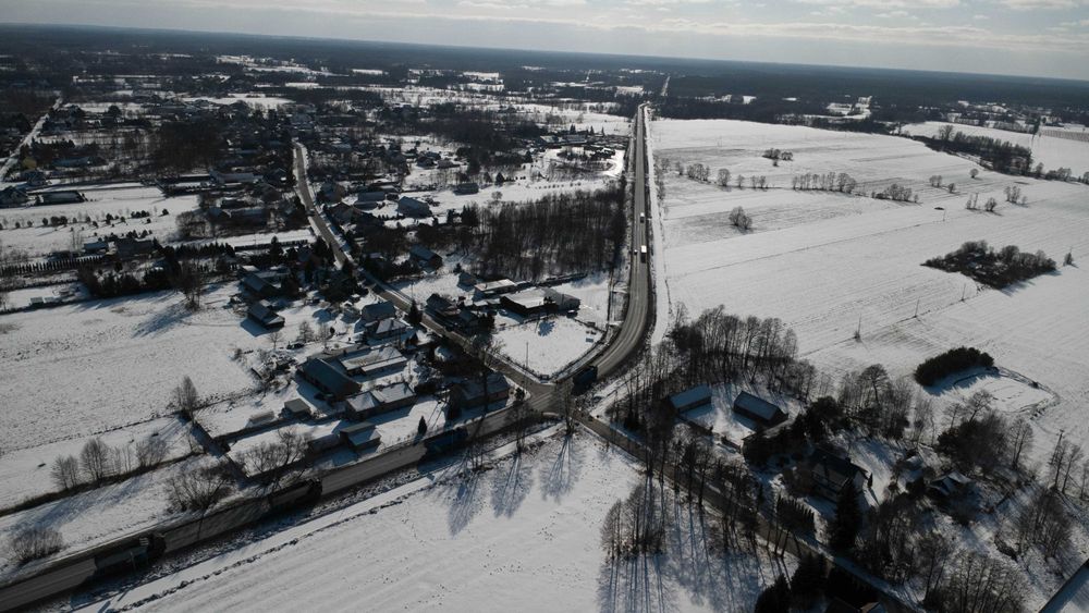 Utwardzona działka usługowo-przemysłowa przy DK50