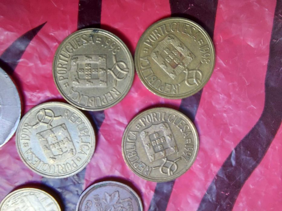 Moedas antigas varios paises