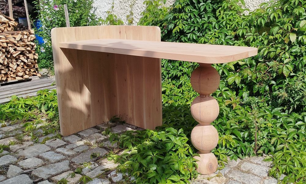 Biurko 160x 60 drewno drewno dębowe