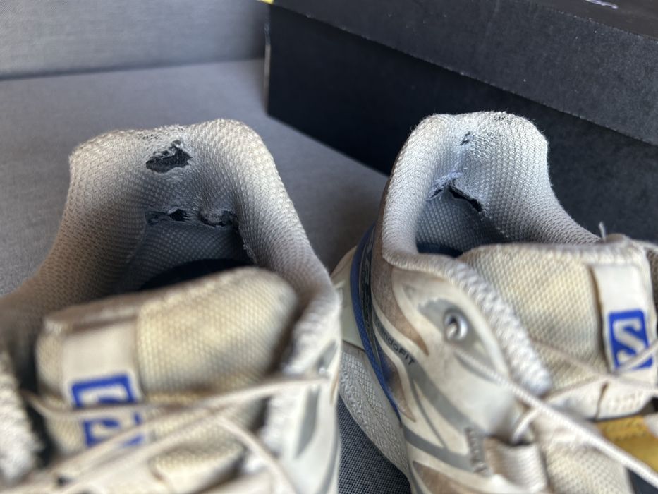 Ténis Salomon XT-6 Skyline Beje/ Azul/ Preto