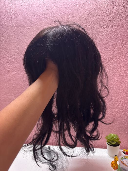 peruca com cola para calvice marca americana LseeWings