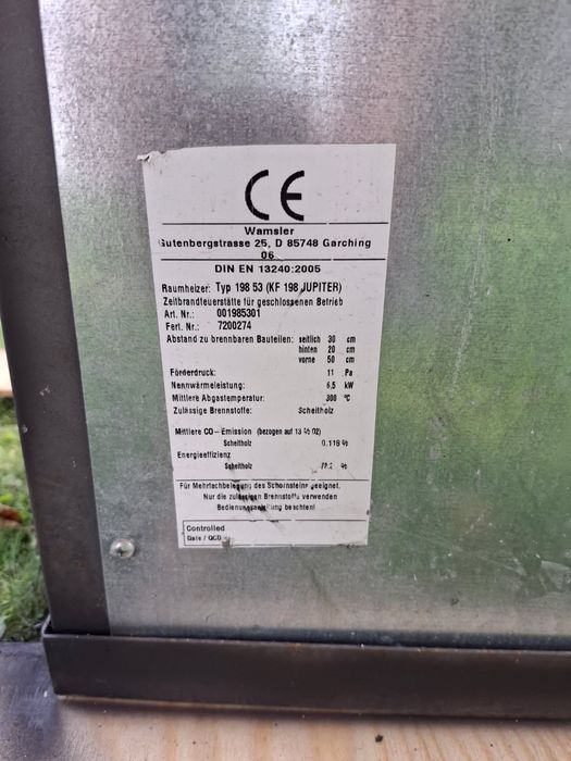Koza kominek Wamsler