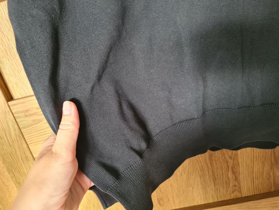 Sweter męski Zara r. L czarny bawełna basic