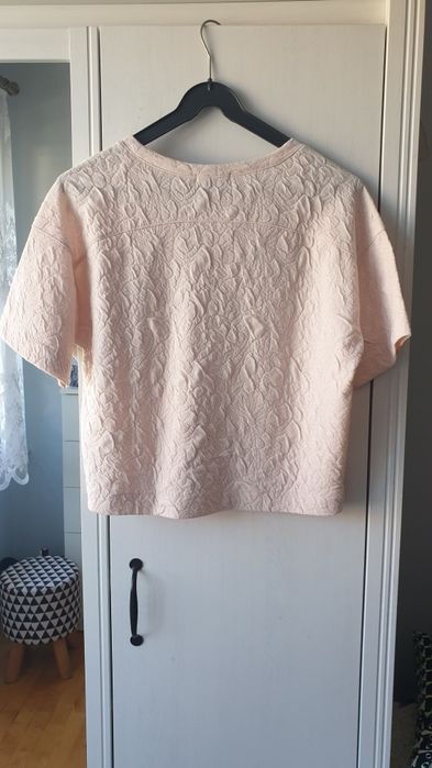 T-shirt damski z fakturą H&M