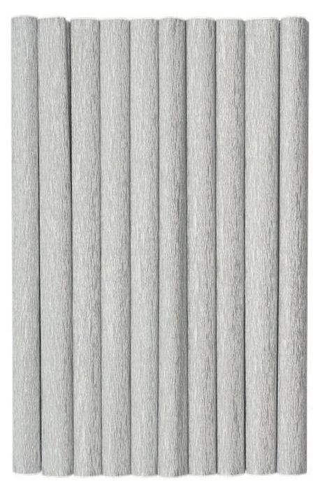 Bibuła marszczona srebrna 50x200cm (10szt) HERLITZ HERLITZ folia,
