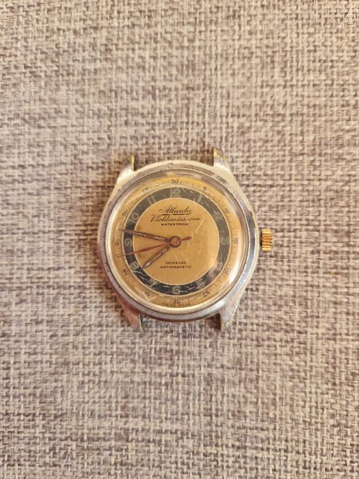 Stary zegarek vintage Atlantic