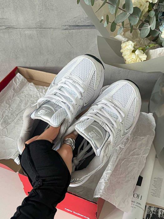 Кросівки New Balance 530 White Silver | кроси Ню Беленс 530 біло-сірі