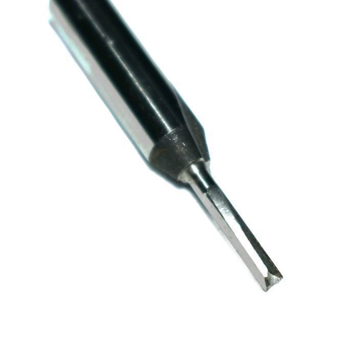 Frez palcowy walcowo-czołowy 2-piórowy NFPg 2x12x32 mm. HSS. DIN 327.