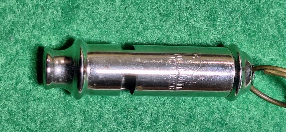 Apito escoteiros revisor comboios caça metal scout