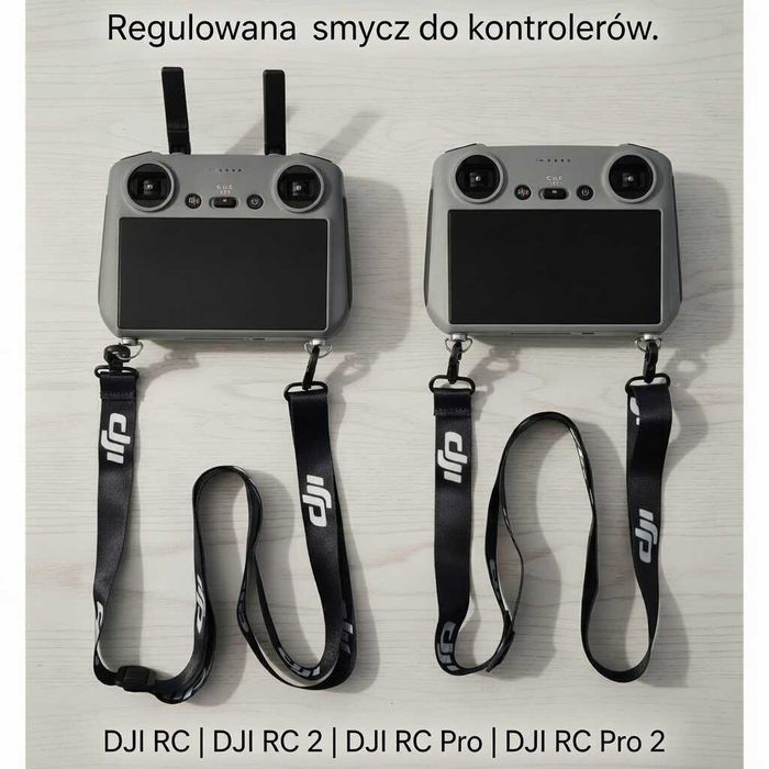 Regulowana smycz + szkło na wyświtlacz kontrolerow DJI RC | RC 2.