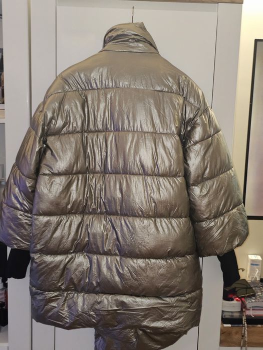 Srebra kurtka Fly oversize wysyłka