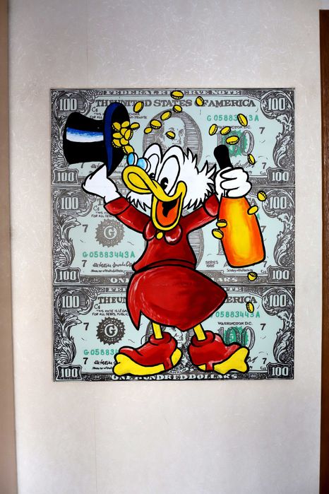 Скрудж МакДак картина акрил